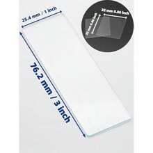 Blank Glass Microscope Slides And Covers - Ground Edges & 45° Clipped Corners, High-Clarity, Pre-Cleaned, 50 Slides & 100 Coverslips, Microscope Accessories For Experiments & Analyses - / - View 2
