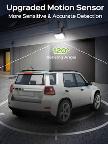 Đèn pha năng lượng mặt trời 234 LED, đèn tường năng lượng mặt trời ngoài trời, đèn đường và đèn chiếu sáng khu vực năng lượng mặt trời, có cảm biến chuyển động và điều khiển từ xa, thích hợp cho sân, vườn, lối đi, hiên nhà, hành lang, trang trí ngoài trời. - 234 đèn LED - Xem 7