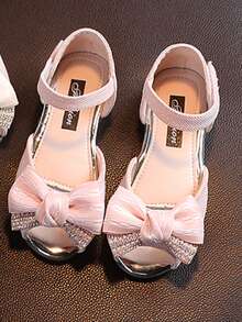 Girls' Sandals, New Summer Soft Bottom Princess Shoes For Toddlers, Children, Runway Show, Hosting - Pink - View 4