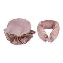 1套免加热卷发套装，包含免加热卷发器，适用于夜间造型和受损卷发，睡眠发带造型工具，免加热卷发 - 黑色 - 查看 7