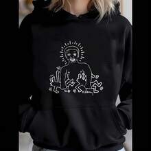 Larry Levan & Keith Haring Sweatshirt - Paradise Garage - New York City Disco DJ_551_t2 - màu đen - Xem 8