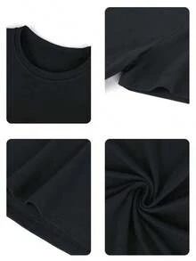 Camisetas de Mujer - Negro - Ver 3