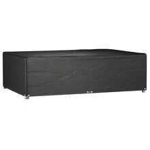 vidaXL Gartenmöbel-Abdeckungen 2 Stk. 12 Ösen 227x152x65 cm rechteckig - nero - Visualizzare 3
