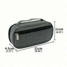 Insulin Pen Carrying Case Portable Medical Cooler Bag For Diabetes Insulin Cooler Travel Case Convenient To Changing Needles,Storage Organizer,Travel Essential - Grey - View 3