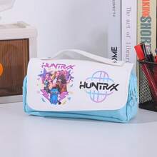 Mattel Large Capacity Witch Hunting Kpop Themed Pencil Case, Cartoon Stationery Storage Bag - Multicolor - View 5
