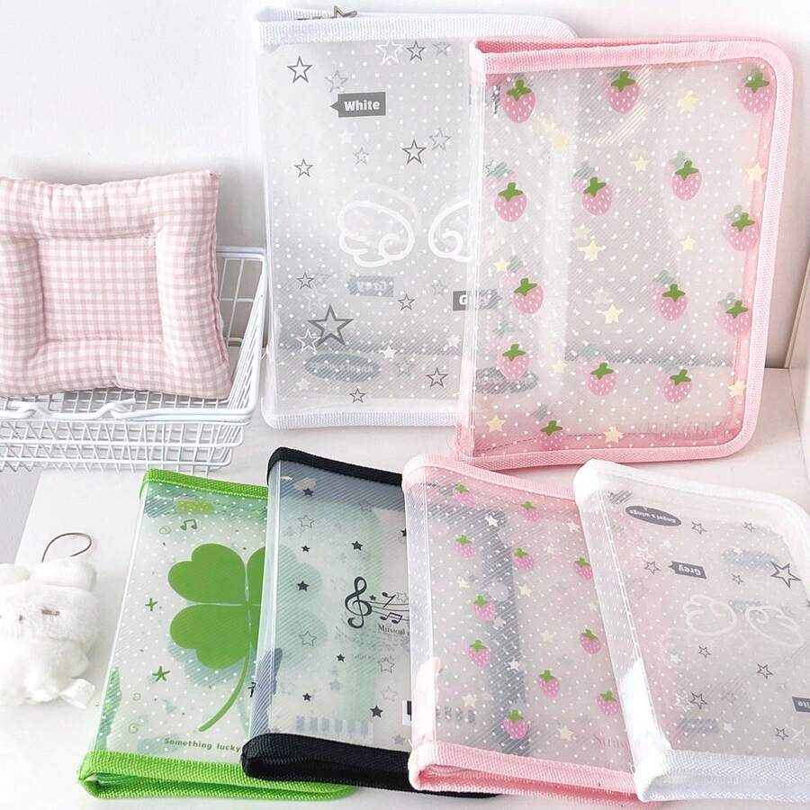 A7尺寸可移除贴纸簿，3D水晶浮雕气泡贴纸收藏册，可撕贴纸页贴纸本，透明卡套，照片收纳袋，笔记本，预算计划本，日记本，笔筒，办公用品。适合贴纸收藏家、学生、上班族、文具爱好者。