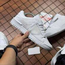 Promotion: Twist SB Low Men's Skate, Gym, Casual, Street, Premium Tennis Shoes - 扭扭全白 - 查看 1