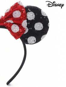 Disney 1个迪士尼米奇米妮蝴蝶结发箍，派对/主题公园/节日发饰 - 彩色 - 查看 4