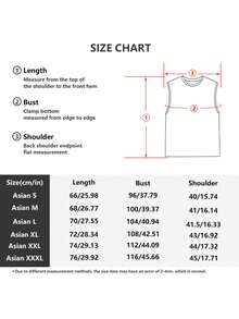 Men's Spring/Summer Heavy 220g Pure Cotton Vest, Casual Print Vest - White - View 5