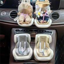 1 chiếc búp bê nhồi bông trang trí ghế an toàn ô tô Bubble Mater Labo Ubu mới nhất năm 2026, phụ kiện gắn cửa gió điều hòa ô tô - Quà tặng ngày lễ - Quà sinh nhật - Món quà hoàn hảo - Nhiều màu - Xem 4