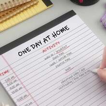 ZZTX Legal Pads 8.5 X 11 Inch White Writing Notepad, Lined Writing Pads For Work Office School, 50 Sheets Per Pad, A4, 1 Pack - Màu A - Xem 7