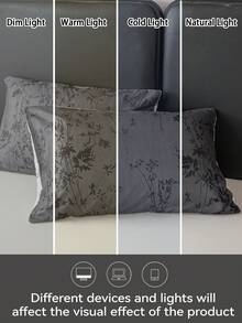 Bộ 1/2/4 vỏ gối in hình cây cỏ, thoáng khí, mềm mại và thoải mái, có khóa cài kiểu phong bì, thích hợp cho phòng ngủ, ghế sofa, trang trí nhà cửa theo phong cách cổ điển, lấy cảm hứng từ phòng ngủ, phòng khách, bộ đồ giường ngủ, không kèm ruột gối, phù hợp cho mọi mùa. - Nhiều màu - Xem 8