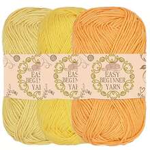 3pcs/Set 150g High-Quality Patterned Acrylic Yarn, 50g Per Piece - Soft & Durable, Suitable For DIY Knitting And Crocheting Projects, Such As Scarves, Hats, Gloves, Blankets, Handicrafts - Floral Yarn - View 12