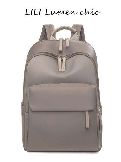 This Waterproof, Large-Capacity, Multi-Functional Backpack Is Stylish And Versatile. Featuring A Multi-Pocket Design And An Elegant Appearance, It's Ideal For Commuting, Parties, Shopping, And Various Other Occasions.