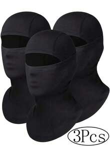 1 pieza/Set Pasamontañas unisex de unicolor, protección solar transpirable y de secado rápido para ciclismo, senderismo, pesca y actividades al aire libre - Multicolor - Ver 14