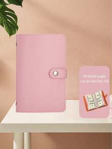 Un cuaderno de almacenamiento de efectivo que puede contener 100 billetes, con fotos de billetes y sellos, espacio de almacenamiento grande 1A6, carpeta de desafío de sobres, libro de desafío de ahorros con sobre, carpeta de desafío de ahorro en sobres para lograr con éxito sus objetivos de ahorro, organizador de hojas sueltas portátil multifuncional, suministros de estudio, de vuelta a la escuela - Multicolor - Ver 17