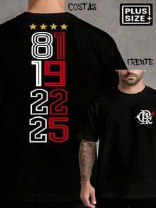 Flamengo Football Shirt, Red And Black, Champion, Libertadores Titles, Mengão, Cotton, Adult, Children's And Plus Size - 黑色 - 查看 1