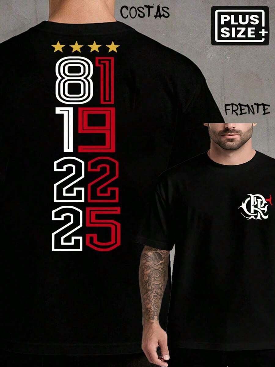 Flamengo Football Shirt, Red And Black, Champion, Libertadores Titles, Mengão, Cotton, Adult, Children's And Plus Size - 黑色 - 查看 1