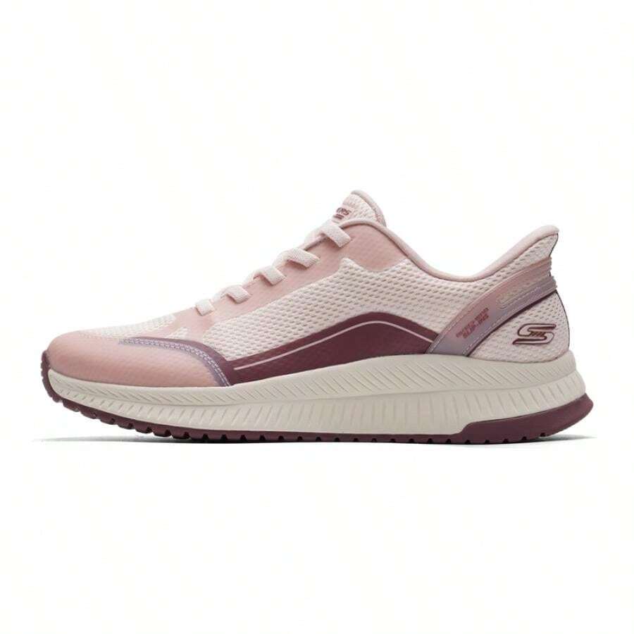 Skechers BOBS SQUAD 4 女士休闲运动鞋,轻便舒适,适合日常休闲穿着,货号:117741-PKMT - 粉紅色/多彩色 - 查看 1