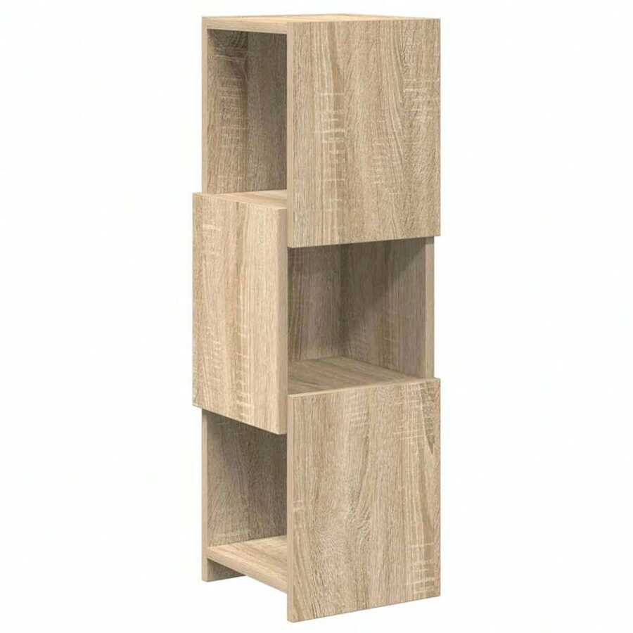 vidaXL Eckschrank Sonoma-Eiche 25,5x25x80cm Holzwerkstoff - Giallo - Visualizzare 1