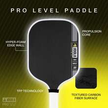 1pc Pro IV T700 Carbon Fiber Handle Pickleball Paddle - Original Carbon Fiber Surface - Scorpeus - 14mm/16mm - Technical Flexible Power - Propulsion Core - UPA-A And USAP Certified - Scorpeus - View 7
