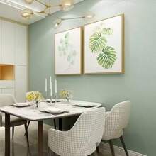 Matte Deep Grey Wallpaper - Self-Adhesive & Waterproof [1 Roll | Anti-Fingerprint] - Fresh Green - View 4