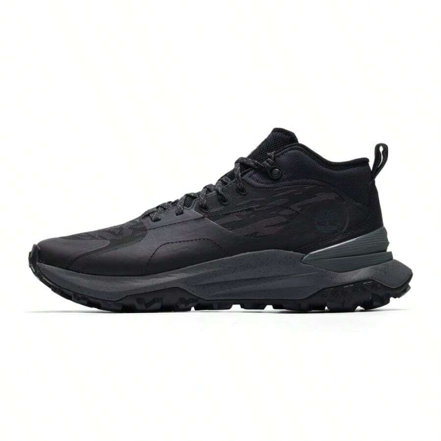 Timberland 男士户外鞋 MOTION ACCESS MID 系带 HIKI,FQ 简约舒适休闲鞋,适合日常锻炼和运动,A6DBDEVC - 黑色 - 查看 1
