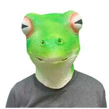 Realistic Frog Head Mask With Turtle Shell Prop – Perfect For Kids & Adults Dress-Up & Role-Play - Multicolor - View 4