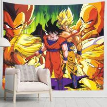 1件动漫系列高清印花装饰挂毯，适合室内外墙面装饰，耐用涤纶花园横幅，非常适合大学宿舍或卧室装饰。 - B - 查看 3