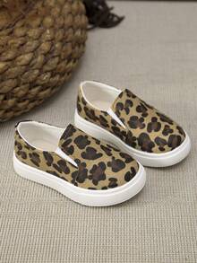 1 Paar lässige, modische Kinder Skater Schuhe mit weißen Sohlen, praktischer Schlupfverschluss, bequem, leicht, weich, geeignet für Innen, Außen, Spiel, Urlaub und andere Anlässe - Braun - Übersicht 2