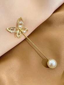 6pcs/Set Aluminum Alloy Waist Cincher With Pins, Modern Rhinestone & Butterfly Decor Home Waist Accessory, Fit For Women & Girls To Tighten Pants Waist & Decorate (4/6/1pc) - Nhiều màu - Xem 6