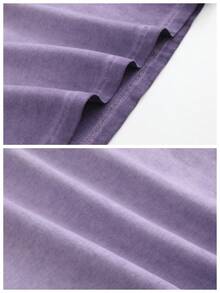 Men's Grand Canyon National Park Pattern T-Shirt -100% Cotton, Short Sleeved, Round Neck, Summer Casual Outdoor Clothing, Machine Washable  Christmas Gifts For Men Mens Gifts - 髒洗紫色 - 查看 5