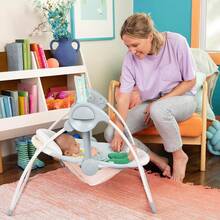 Columpio Automático Portátil para Bebés - Albaricoque - Ver 9