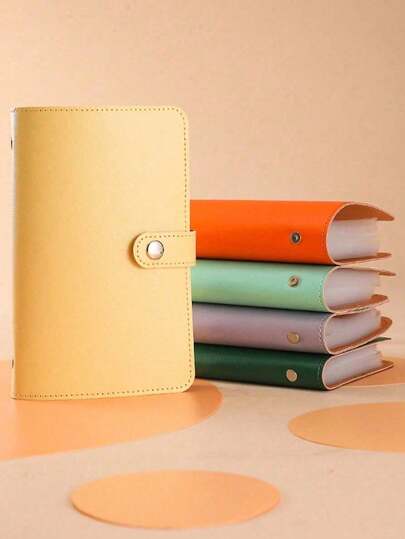 A Cash Storage Notebook That Can Hold 100 Banknotes, With Photos Of Banknotes And Stamps, 1A6 Large Storage Space, Envelope Challenge Binder, Savings Challenge Book With Envelope, Envelope Saving Challenge Savings Binder Successfully Achieving Your Savings Goals, Multi-Functional Portable Loose Leaf Storage Organizer, Study Supplies, Back To School ﻿