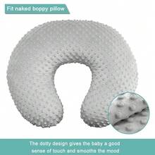 Bantal Menyusui dan Penopang Posisi, Cocok untuk Menyusui dan Memberi Susu Botol, Menopang Bayi, Saat Tengkurap, Menopang Saat Duduk, Dengan Sarung Poliester yang Dapat Dilepas, Kain Bermotif Polkadot - MultiWarna - View 2