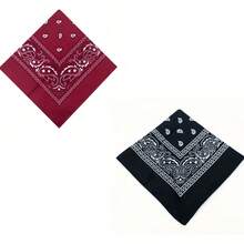 1/2/3 件装棉质佩斯利花纹头巾/口罩/头巾/头饰 - 彩色 - 查看 9