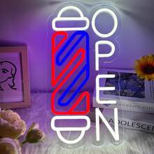 Neon Lights - Barber Open - View 10