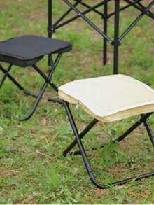 IMPORTEEK 1 Pieza Silla Plegable Portátil para Exterior e Interior Adecuado para Senderismo/Playa/Camping - Verde Oliva - Ver 5