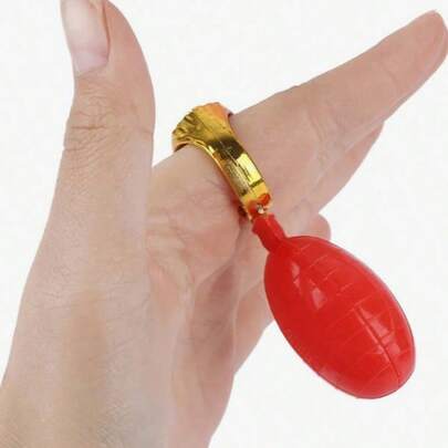 1pc Water Spray Ring Toy, Water Spray Party Discount Prank Prop Toy, Prank Water Spray Ring Prank Set, Plastic Outdoor Party Gift Bag, Birthday Gift, Christmas Gift, New Year Gift, Party Gift