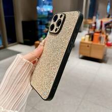 1个+兼容 17/16 Pro Max/15 Plus/14 Pro,兼容三星手机壳+华丽奢华+全钻闪粉+手机保护壳+ins网红风格+全钻全包覆+全方位防摔+精准孔位定位 - 彩色 - 查看 5