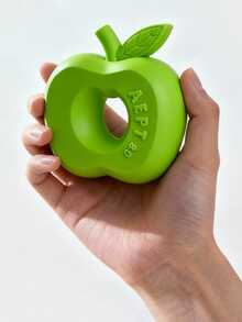 1pc Cute & Fun Chew Toy, Teeth Cleaning TPR & Wood Plastic Apple Shaped Pet Toy, Suitable For Small/Medium Dogs & Cats, Self-Entertainment, Exercise, Interaction, Prevent Destruction, Relieve Anxiety - Multicolor - View 7