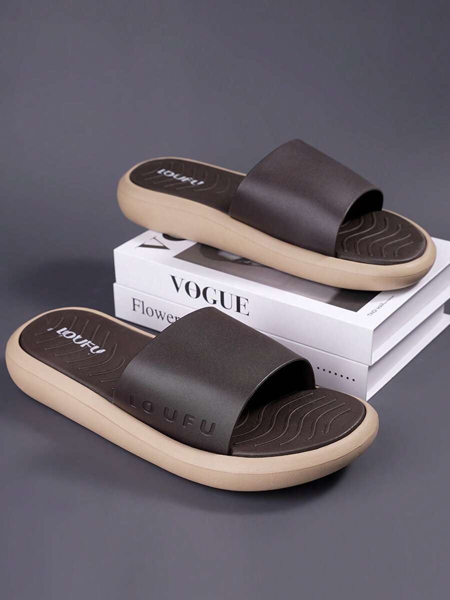 Dép xăng đan nam kiểu dáng slip-on, dép lê quai hậu thoải mái ngoài trời - Đế EVA dày, đàn hồi cao, nhẹ, thoáng khí, cỡ lớn, phù hợp mọi mùa - Giày đi biển thoải mái, chống trượt, chống thấm nước - Dép xăng đan nam kiểu slip-on khoét lỗ, màu trơn, nhẹ, thích hợp cho mùa xuân/hè. - Màu be - Xem 1
