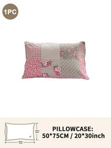 1pc/2pcs/4pcs Floral Print Pillowcase, Breathable Soft Comfortable, Envelope Closure Suitable For Bedroom Sofa Home Decor, Retro Style Bedroom Living Room Home Decor, Pillow Insert Not Included, Suitable For All Seasons - Multicolor - View 14