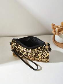 Glitter Shoulder Crossbody Bag, Women Small Handbag, Wristlet Purse - Multicolor - View 12