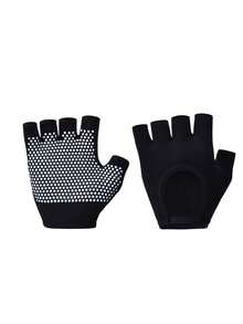 1 双女士露指露背保暖五指瑜伽手套，防滑瑜伽配件 - A - 查看 7