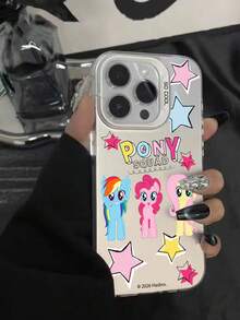 Authentic My Little Pony Licensed/Cartoon Character Pattern Phone Case Compatible With IPhone 17/16/15/14/13/12/11/17 Pro Max/XS/XR/XS MAX, Shockproof Matte Back Cover - White - View 3