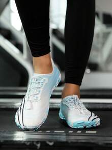 男士水鞋,舒适游泳沙滩鞋,瑜伽鞋,凉鞋,户外游泳鞋,防滑轻便水鞋,适合海滩度假、露营、派对、游泳、冲浪、漂流、健身、瑜伽、健身房锻炼 - 白冰藍 - 查看 4