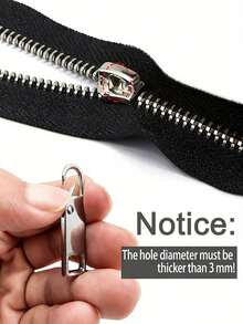 8个装快速修复拉链头,易于安装、可拆卸、可重复使用,通用拉链头可替换,适用于包袋、夹克、羽绒服、行李箱、拉链配件、旅行必备品、健身装备、海滩度假用品、日常用品、返校用品(可选8/4/2/1个装) - A - 查看 3