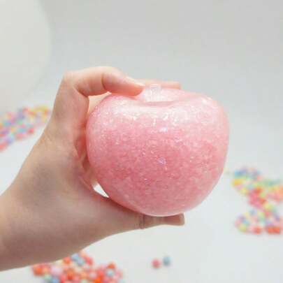 Desktop Anxiety Relief Solution - Hyper-Realistic Christmas Apple Stress Ball, Permanent Malleability & Noiseless, Perfect Office Anxiety Relief Gift