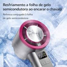 Portable Turbo Fan With Digital Display, Brushless Motor, 150 Speeds And USB Charging - Grey - View 2